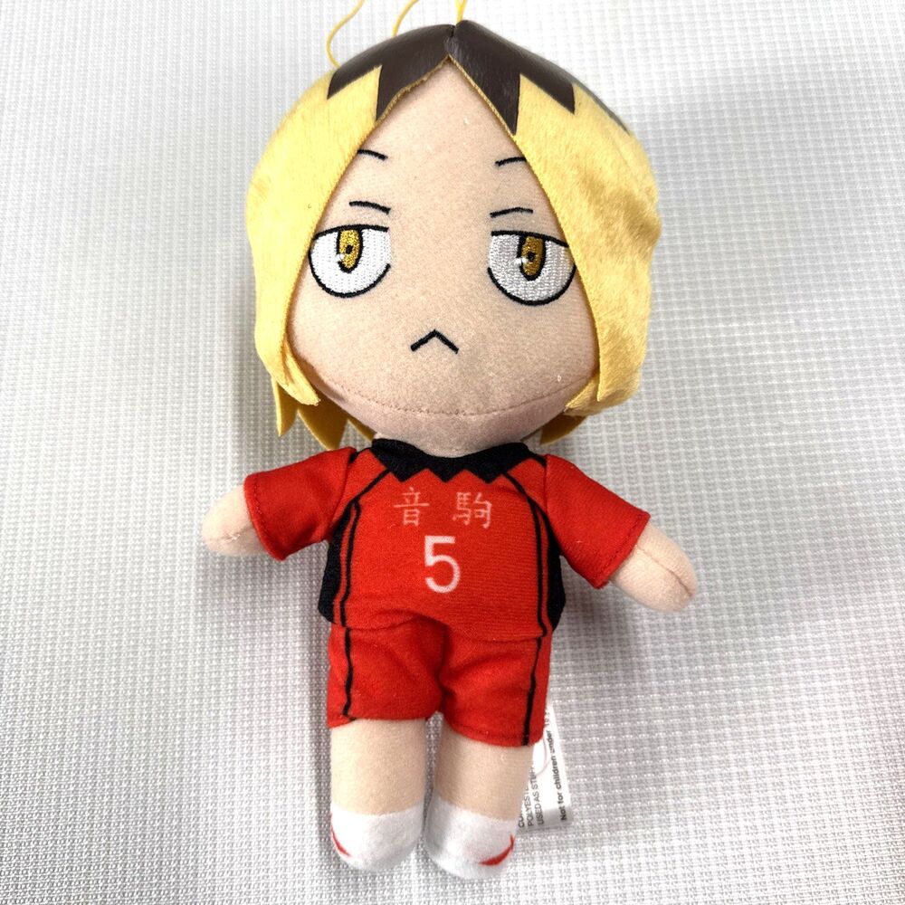 HAIKYU Kenma Kozune Plush Stuffed Animal Doll Toy 8” Red Outfit Anime